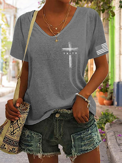 Women's Faith Print T-Shirt