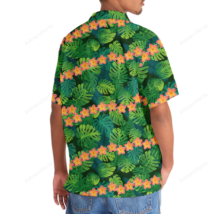 Mountain Bike Tropical Hawaiian Shirt