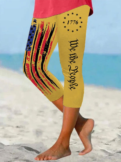 🔥Last Day 49% Off🔥Women's Independence Day Casual Leggings