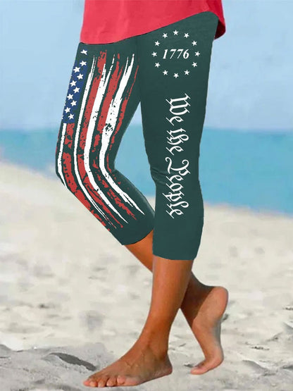 🔥Last Day 49% Off🔥Women's Independence Day Casual Leggings