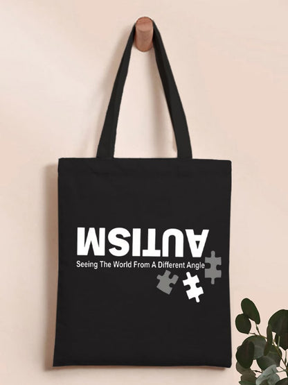 Retro Autism: Seeing The World From A Different Perspective Printed Bag