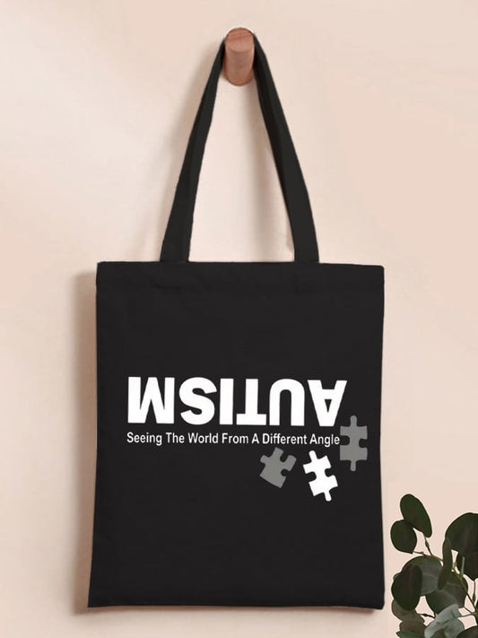 Retro Autism: Seeing The World From A Different Perspective Printed Bag