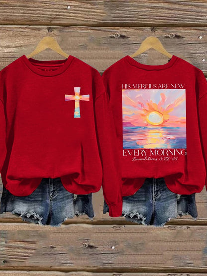 Women's His Mercies Are New Every Morning Feeling Sweatshirt
