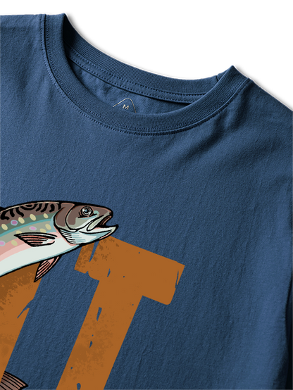 I'm Going Fishing Humor Unisex Classic Cotton Tee