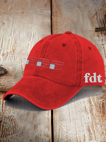 Unisex FDT Printed Baseball Cap