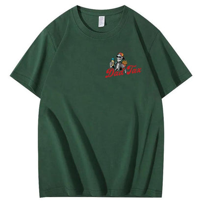 Dad Tax Pattern Print Cotton T-Shirt