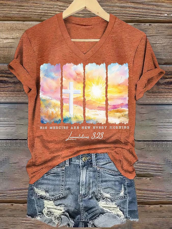 Women's His Mercies Are New Every Morning Feeling T-Shirt