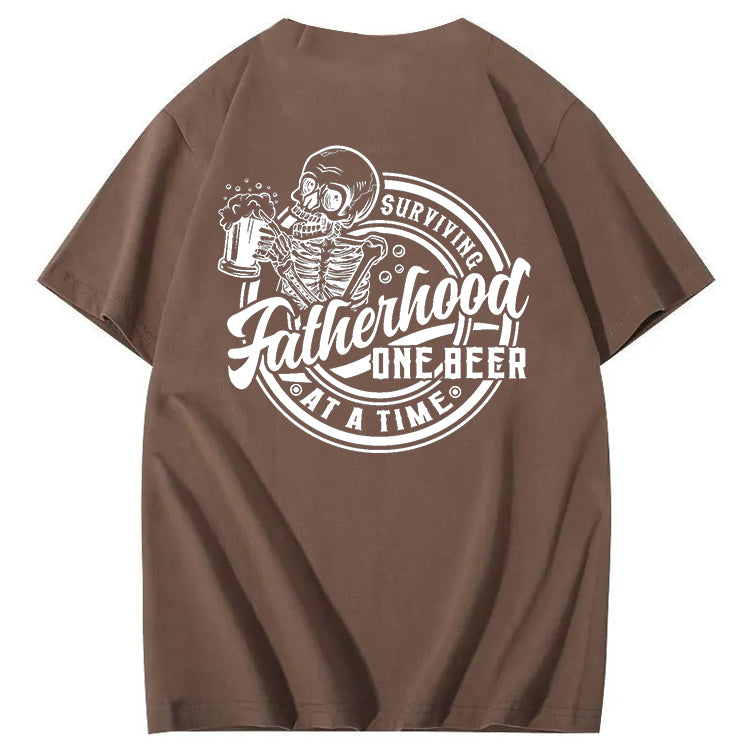 Surviving Fatherhood One Beer At A Time T-Shirt