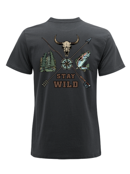 Stay Wild Embrace Adventure Unisex Classic Cotton Tee