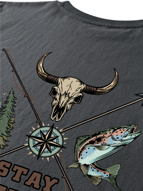 Stay Wild Embrace Adventure Unisex Classic Cotton Tee