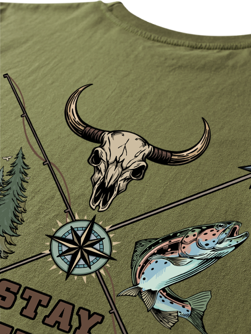 Stay Wild Embrace Adventure Unisex Classic Cotton Tee