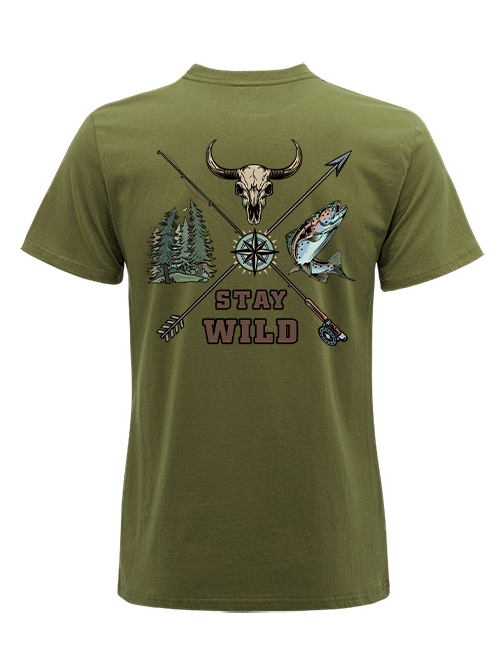 Stay Wild Embrace Adventure Unisex Classic Cotton Tee