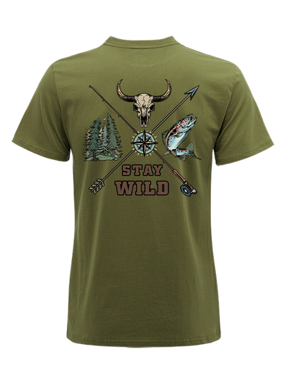 Stay Wild Embrace Adventure Unisex Classic Cotton Tee