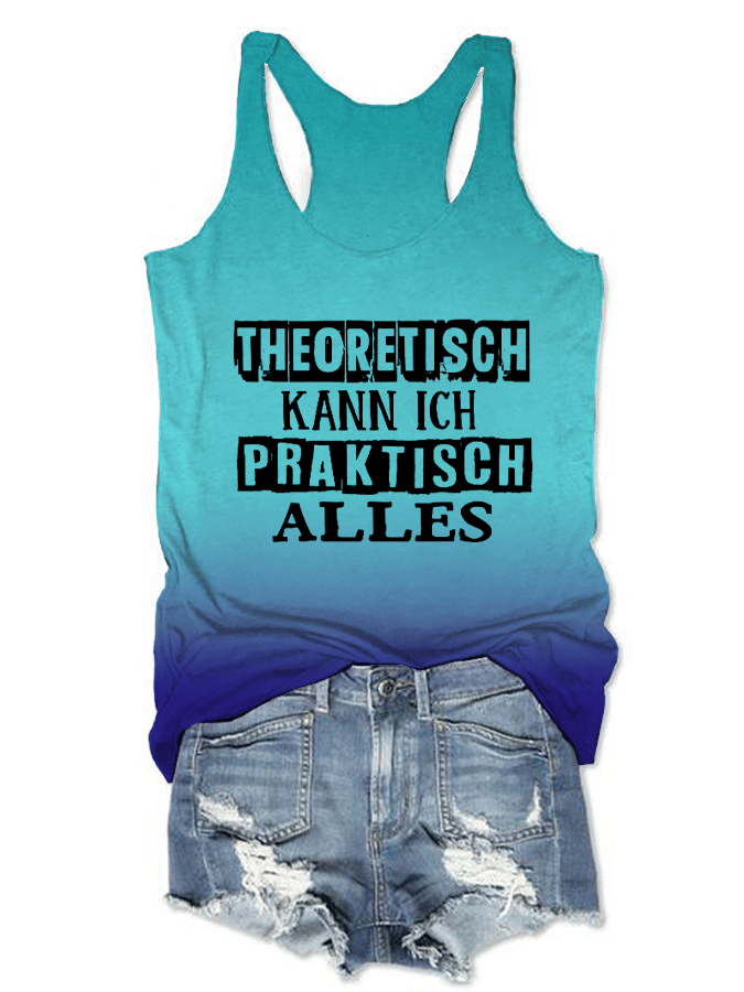 “Theoretically, I can do practically anything!” Women’s vest.
