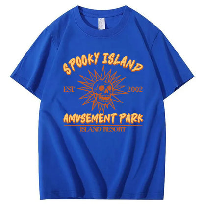 Spooky Island Halloween 100% Cotton T-Shirt
