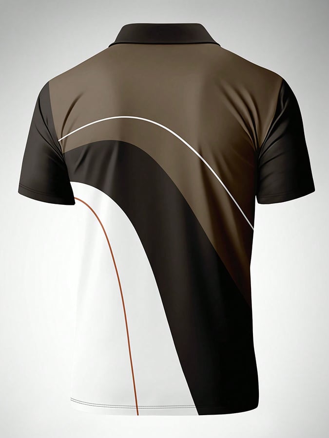 Lässiges Poloshirt für Herren mit Buchstabendruck