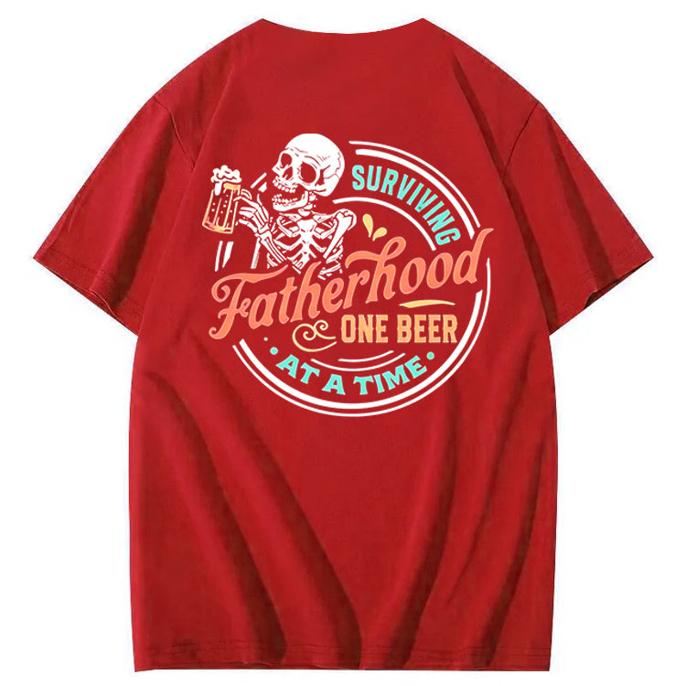 Surviving Fatherhood One Beer At A Time T-Shirt