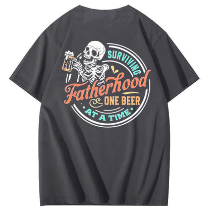 Surviving Fatherhood One Beer At A Time T-Shirt