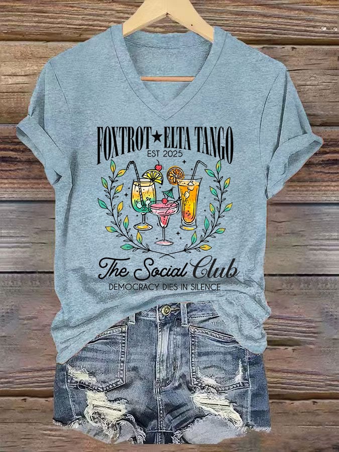 Women's Fashion Print Casual T-Shirt