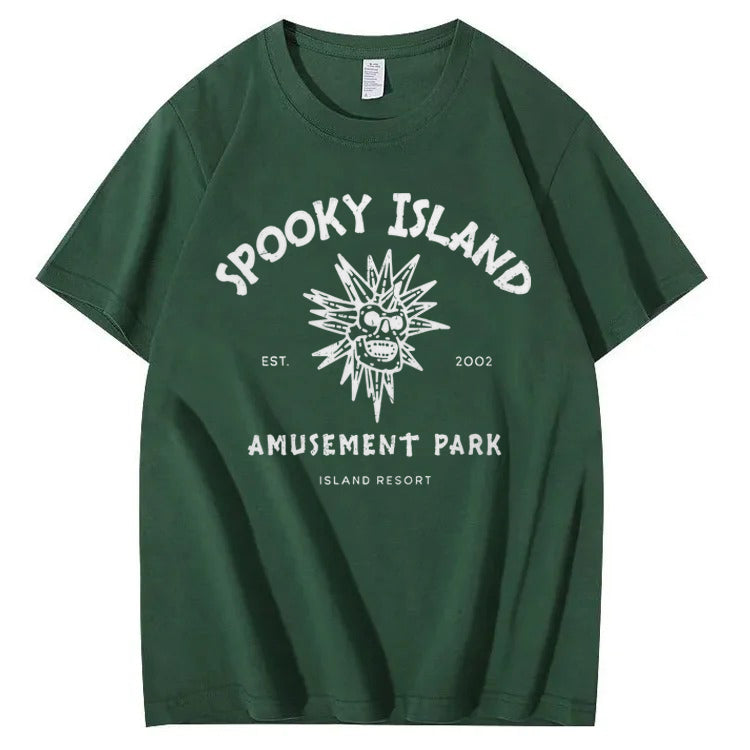 Spooky Island Halloween 100% Cotton T-Shirt