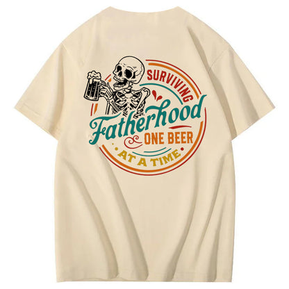 Surviving Fatherhood One Beer At A Time T-Shirt