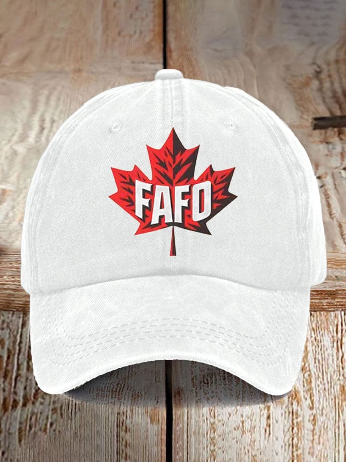 Unisex Retro FAFO Printed Baseball Cap