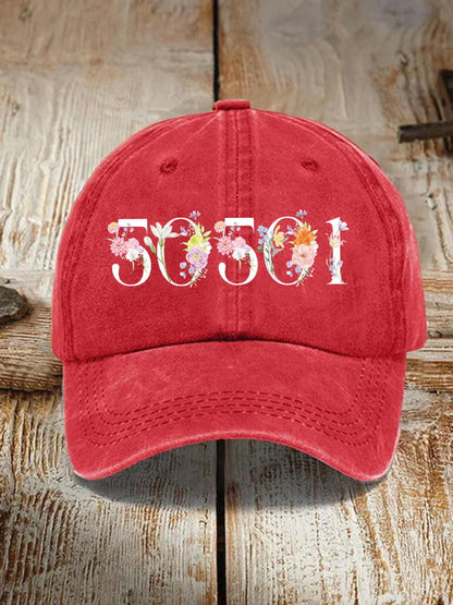 Unisex 50501 Print Baseball Cap