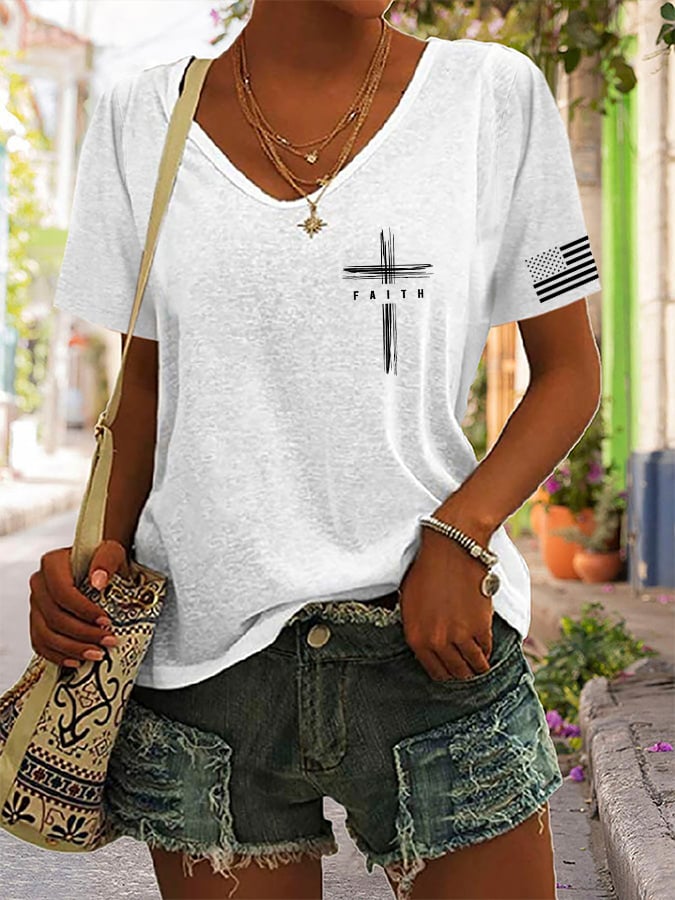 Women's Faith Print T-Shirt