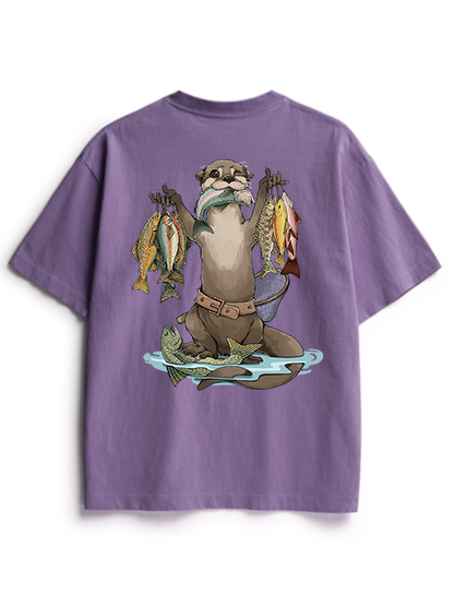 I Fish and I Win Unisex Heavyweight Cotton T-Shirt