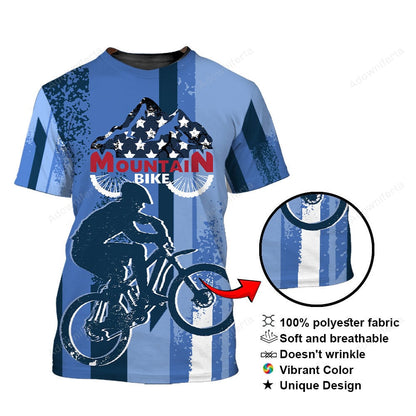 American Mountain Bike T-Shirt For Men & Women