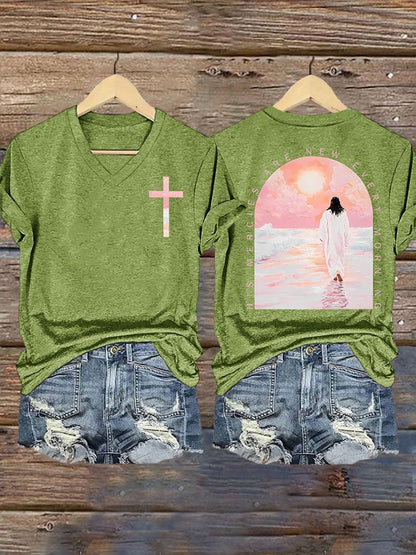 His Mercies  Are New Every Morning Print T-shirt