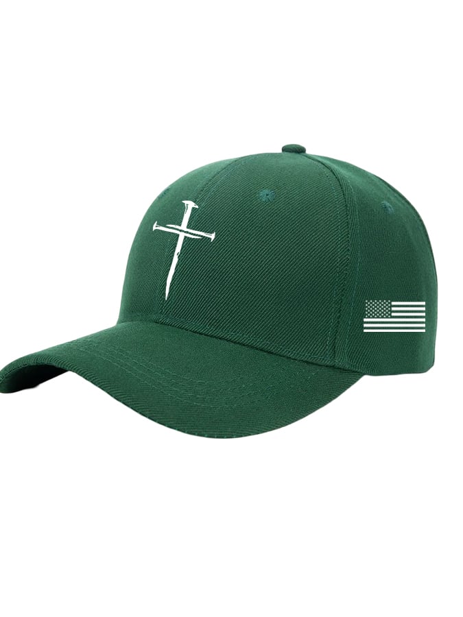 🔥Buy 5 Get 15% Off🔥Unisex Flag Cross Print Baseball Cap