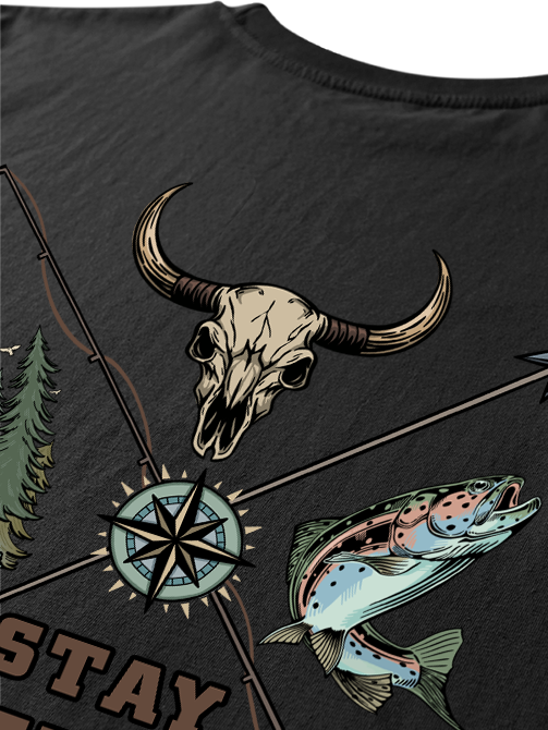 Stay Wild Embrace Adventure Unisex Classic Cotton Tee