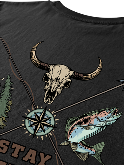 Stay Wild Embrace Adventure Unisex Classic Cotton Tee