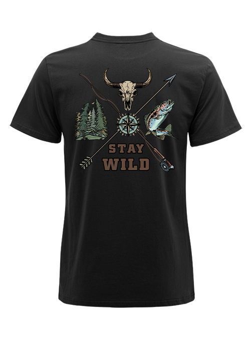 Stay Wild Embrace Adventure Unisex Classic Cotton Tee