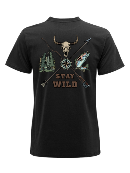 Stay Wild Embrace Adventure Unisex Classic Cotton Tee