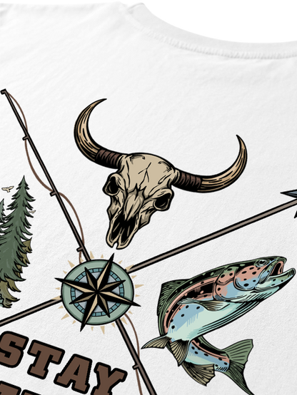 Stay Wild Embrace Adventure Unisex Classic Cotton Tee