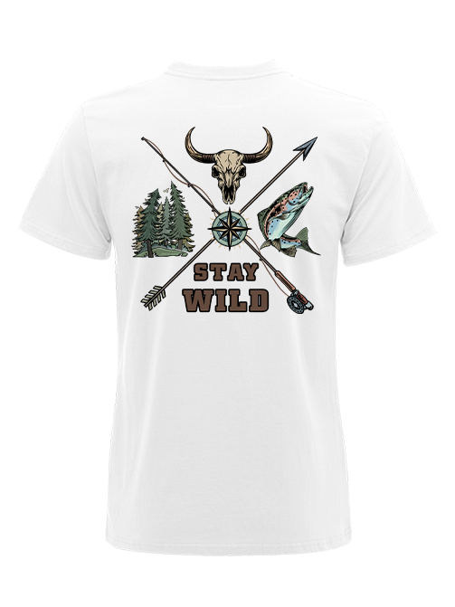Stay Wild Embrace Adventure Unisex Classic Cotton Tee