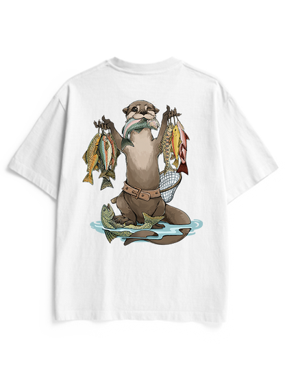 I Fish and I Win Unisex Heavyweight Cotton T-Shirt