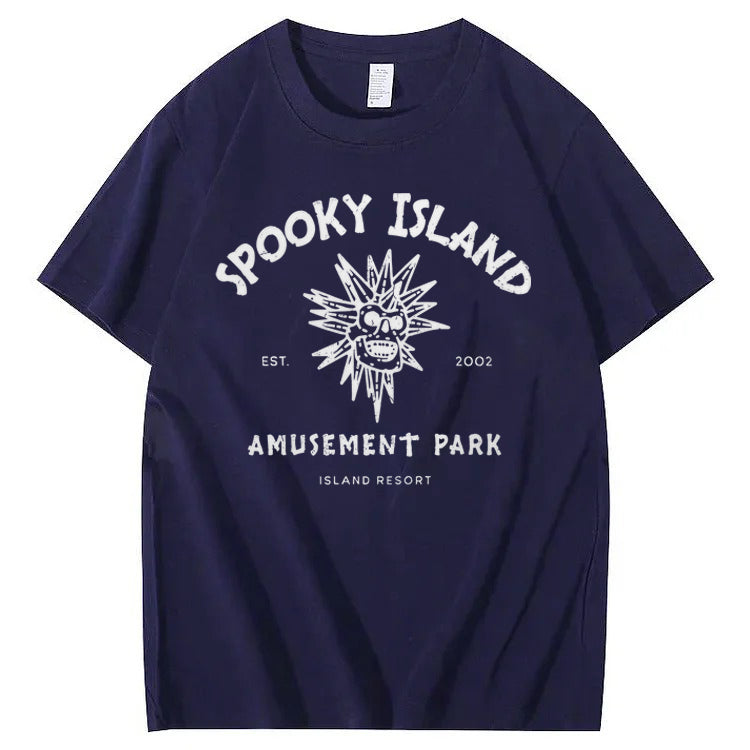 Spooky Island Halloween 100% Cotton T-Shirt