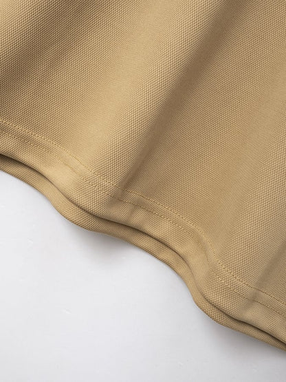 Men's Retro Plaid Stitching Fashion Casual Polo Shirt (With Pockets)