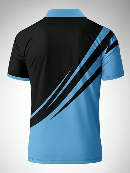 Lässiges Poloshirt für Herren mit Buchstabendruck