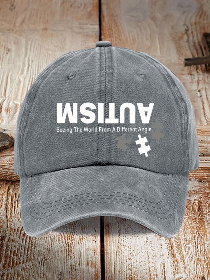 Retro Autism: Seeing The World From A Different Perspective Pride Baseball Cap