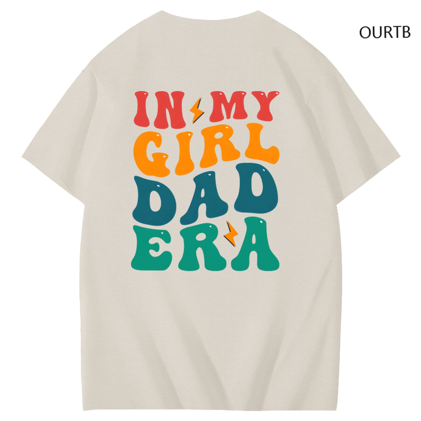 TS Fans In My Girl Dad Era Funny Art Pattern Print T-Shirt
