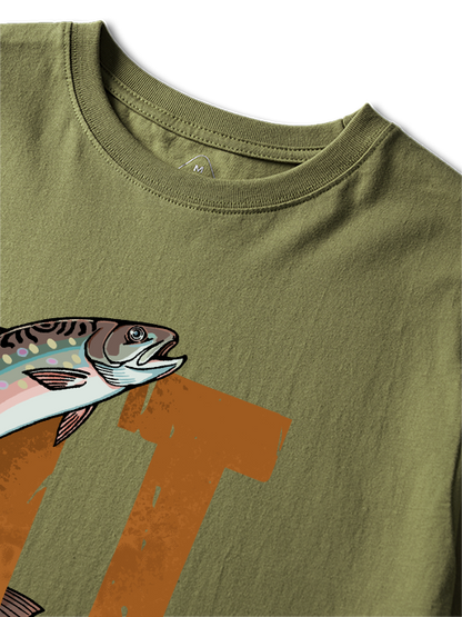 I'm Going Fishing Humor Unisex Classic Cotton Tee