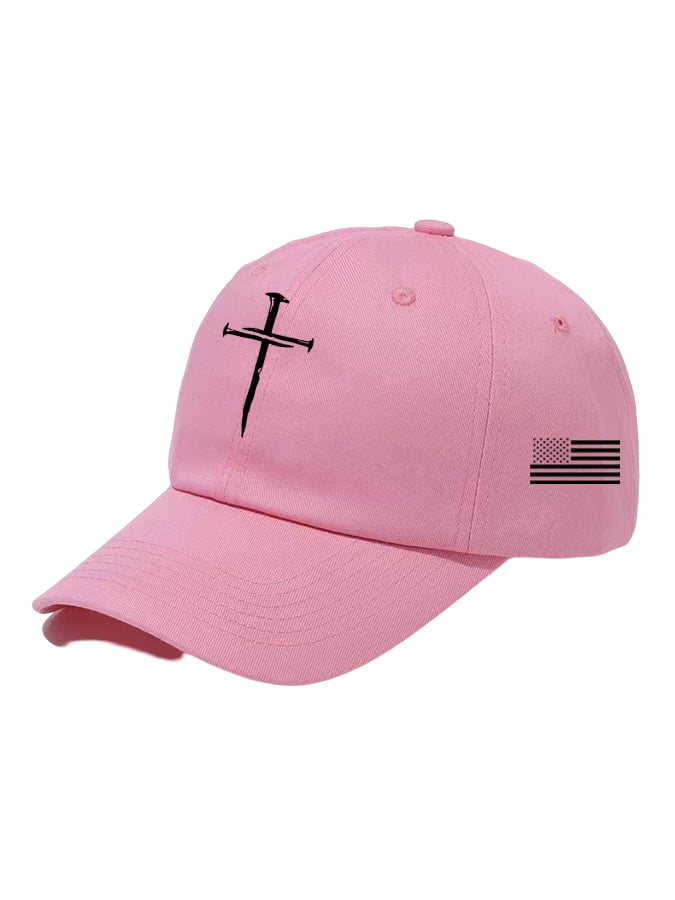 🔥Buy 5 Get 15% Off🔥Unisex Flag Cross Print Baseball Cap