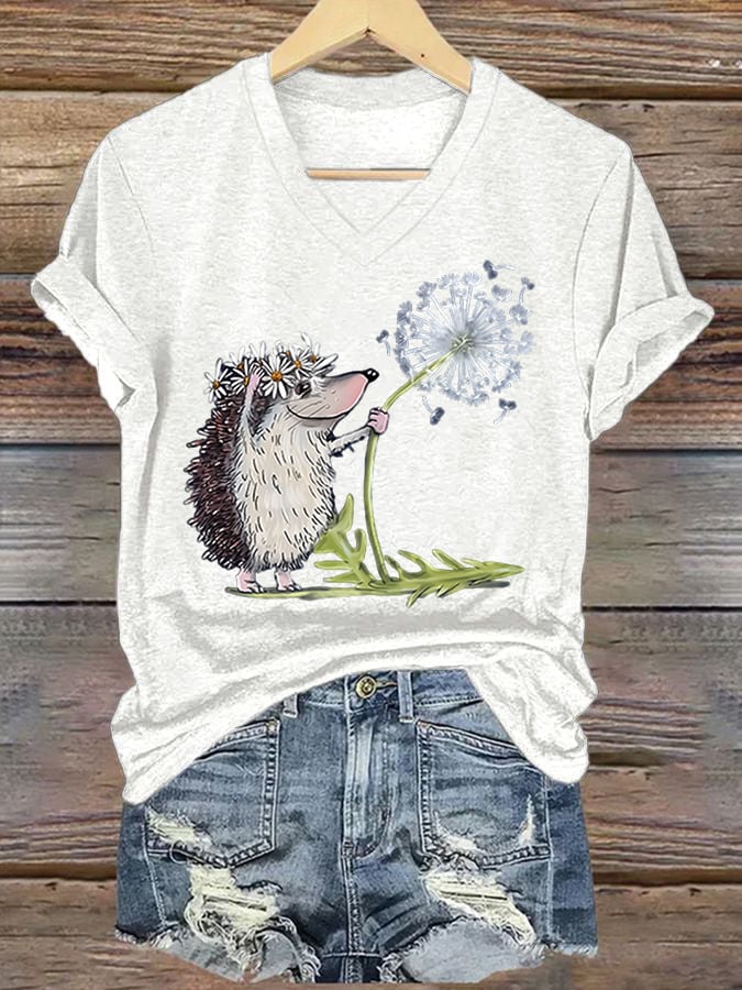 Igel mit Pusteblume Shirt