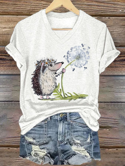 Igel mit Pusteblume Shirt