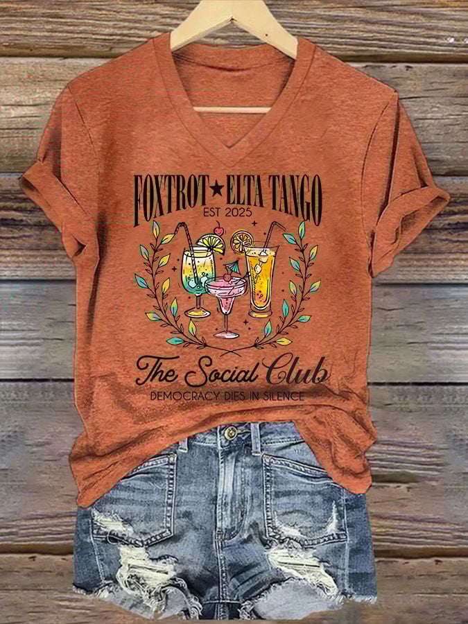 Women's Fashion Print Casual T-Shirt