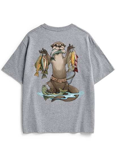 I Fish and I Win Unisex Heavyweight Cotton T-Shirt